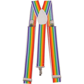 Colorful Striped Suspenders